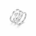 Bague Sephora trois anneaux harmonieux