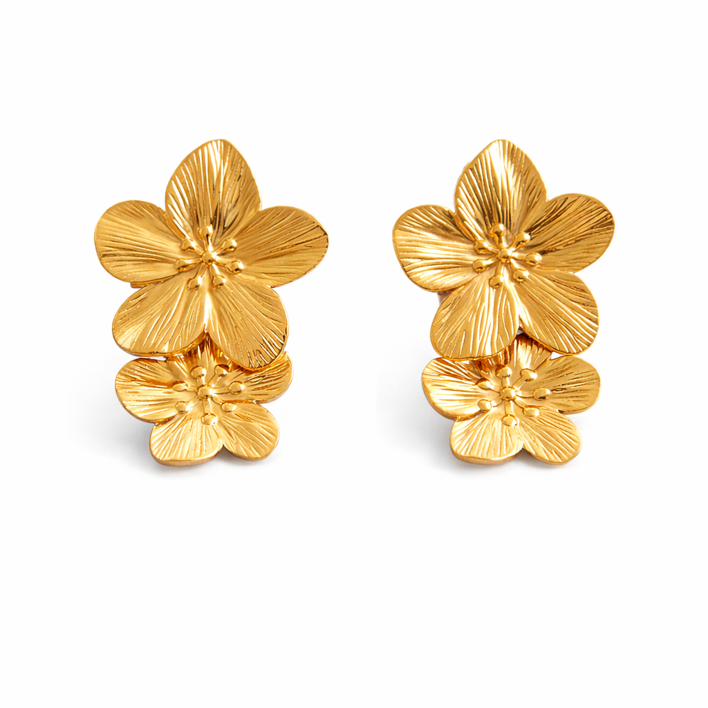 Boucles d’oreilles Opaline — Acier inoxydable