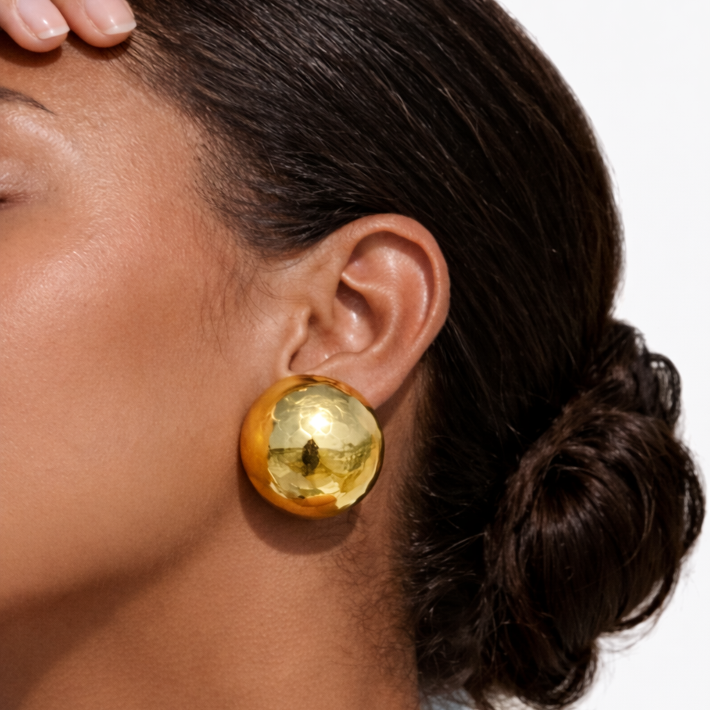 Boucles d’oreilles Nova — Acier inoxydable