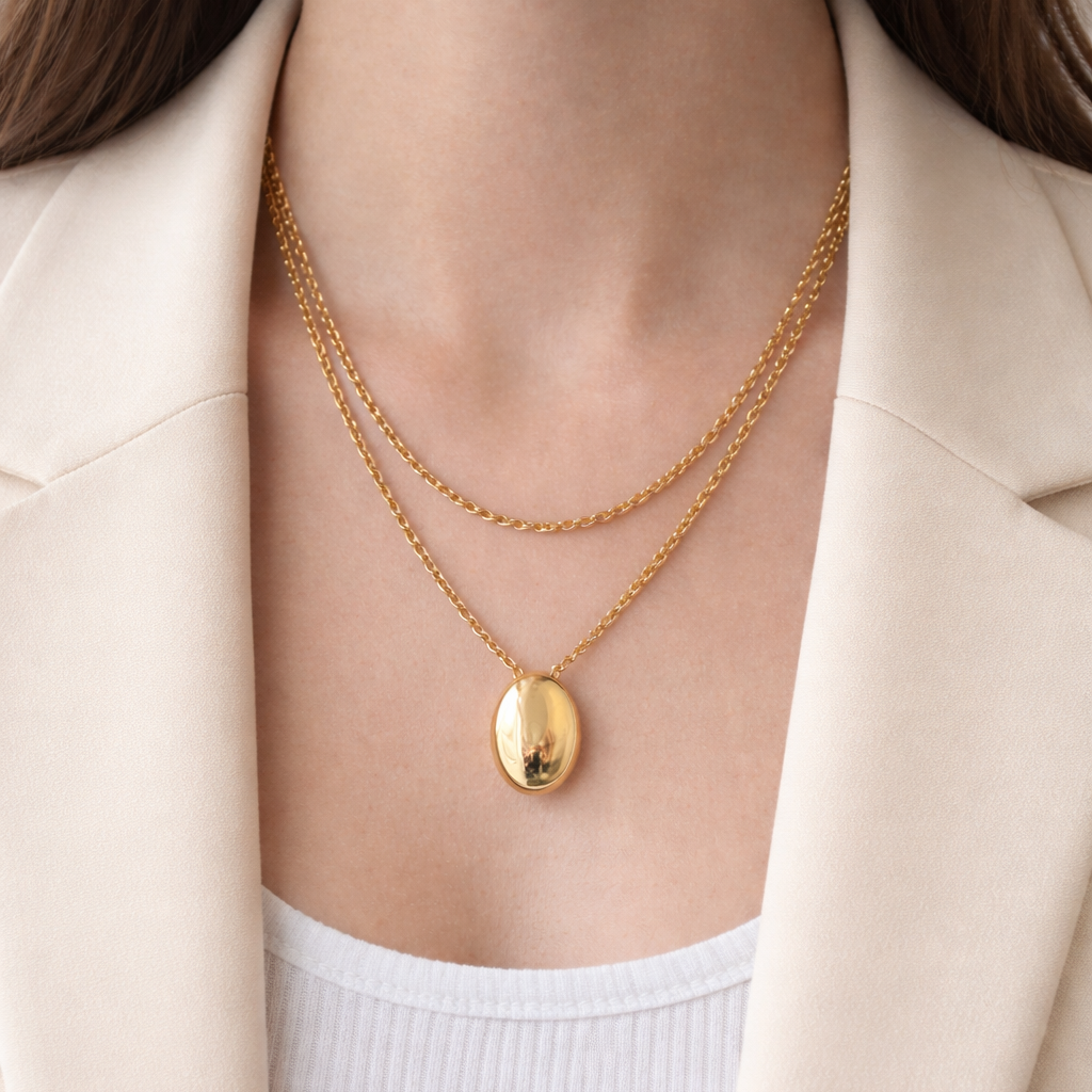 Collier Harmonier pendentif ovale